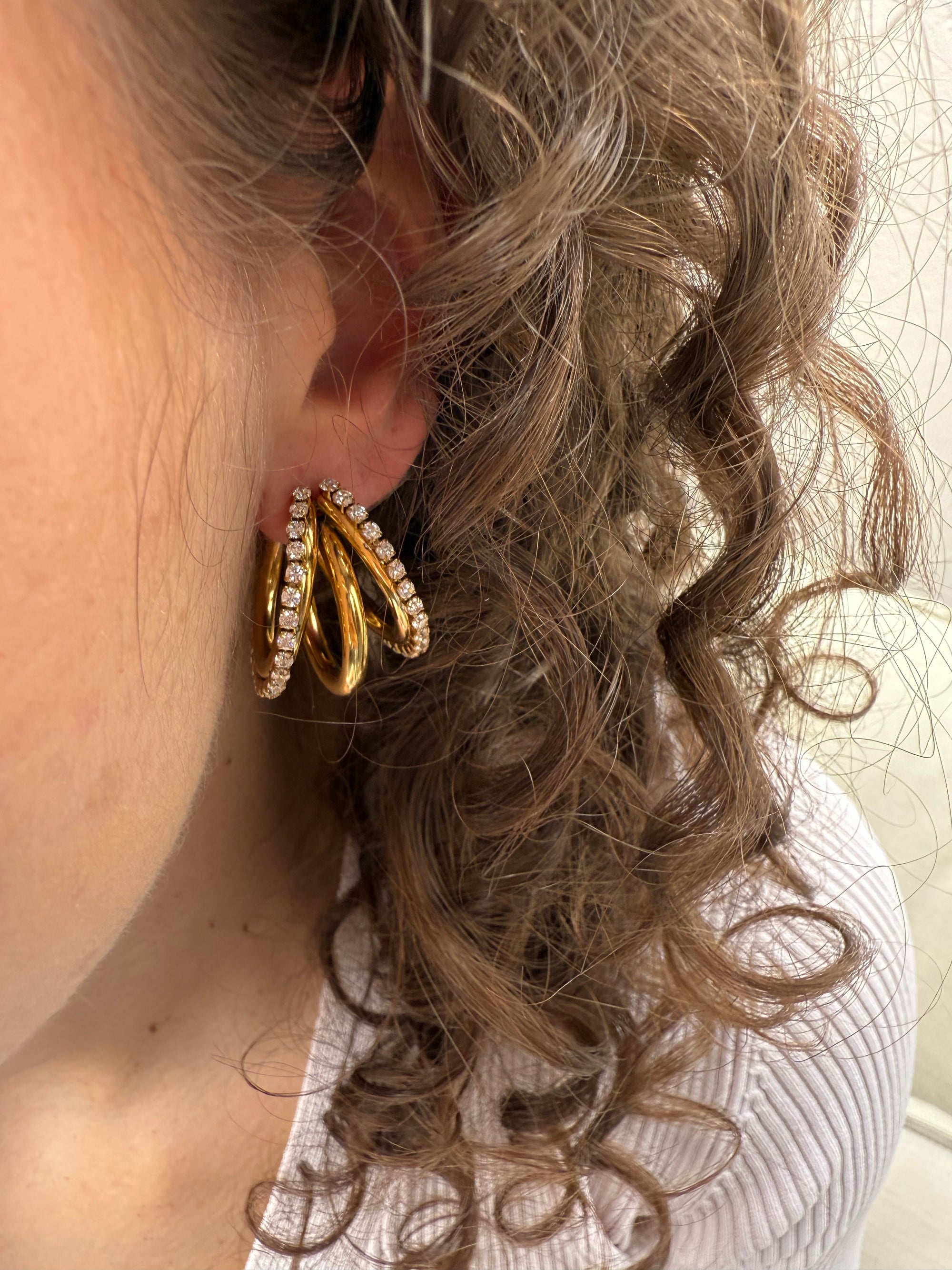 Sparkling dew oorbellen