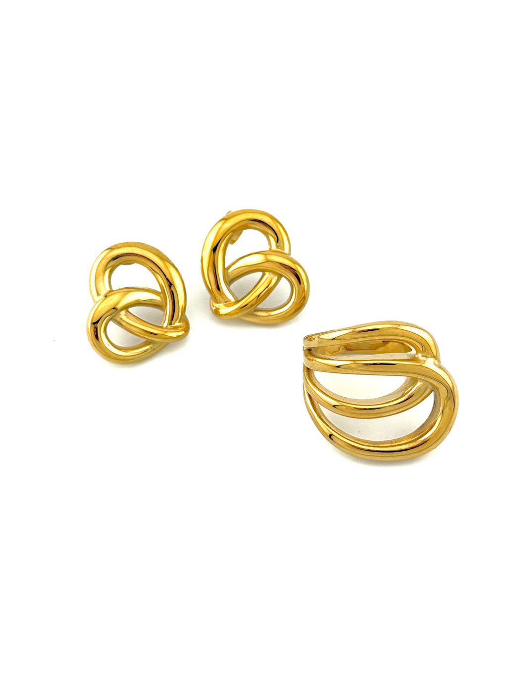 Liora orbit set - ring en oorbellen