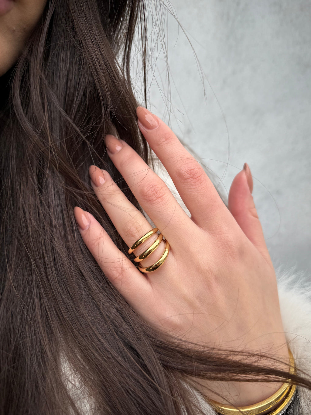 Three’s a vibe ring