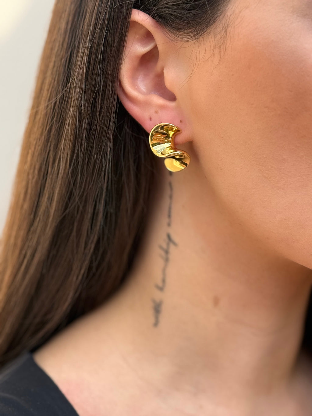 Sunkissed swirl oorbellen