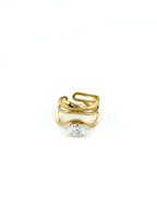 Layered luxe ring